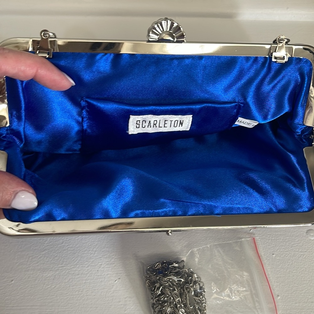 Evening Bag in Royal Blue - Picture 6 of 7
